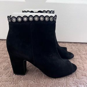 Fergie Jackie Peep Toe Ankle Bootie